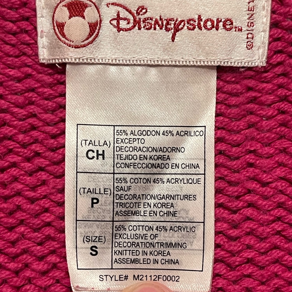 Vintage Disney Store Tinker Bell Knit Sweater - Picture 5 of 5